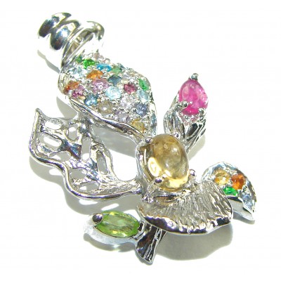 Real Beauty Citrine .925 Sterling Silver handcrafted Pendant