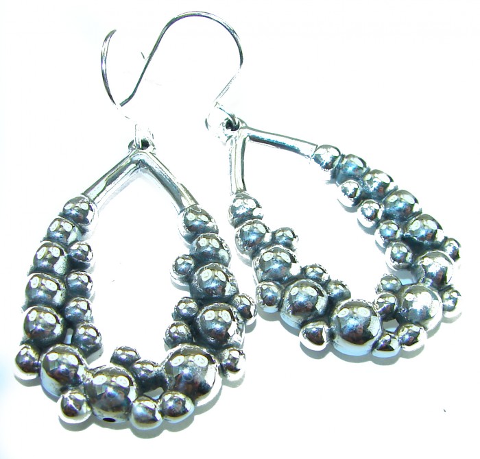 Fancy .925 Sterling Silver Italy made Earrings