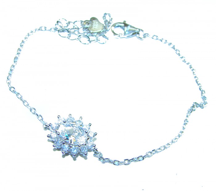 Beauty of Nature - natural 4.5 carat Emerald .925 Sterling Silver handmade Statement Bracelet