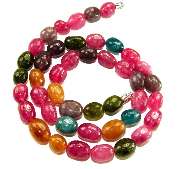 Infinity authentic 79.5 carat Brazilian Tourmaline .925 Sterling Silver handcrafted necklace