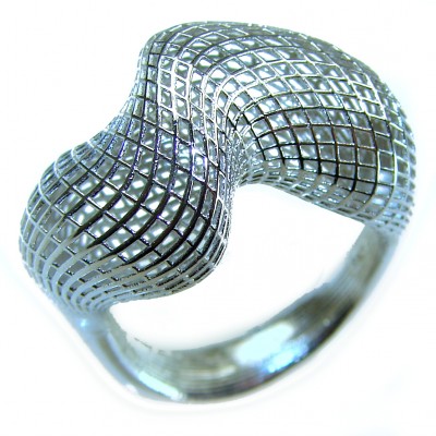 Eternity Bali made .925 Sterling Silver ring size 7 1/4