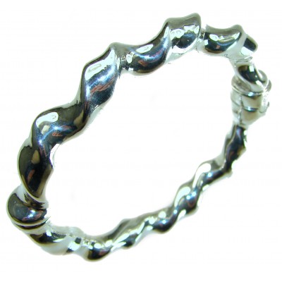 Fancy .925 Sterling Silver handcrafted Statement Italy made Bracelet