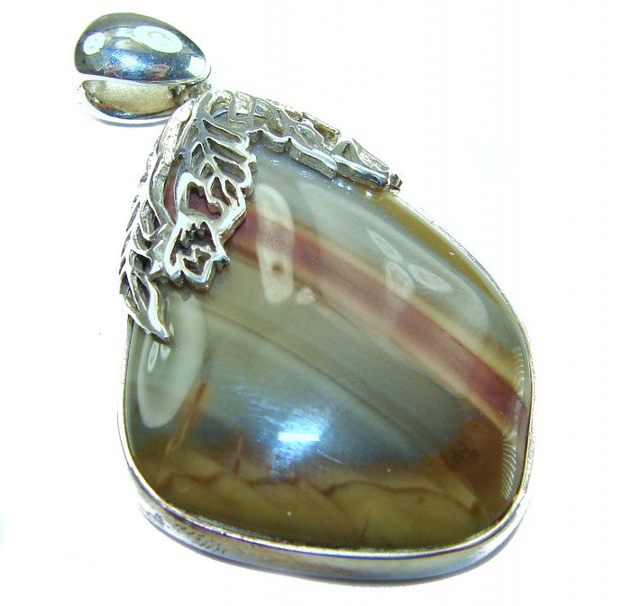 Perfect quality Imperial Jasper .925 Sterling Silver handmade Pendant