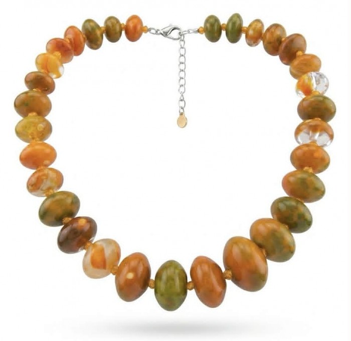 Top quality Rare Unusual Natural Mookiate .925 Sterling Silver Necklace