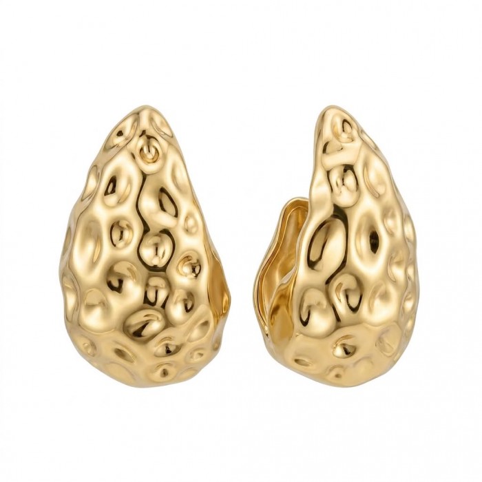 Allure Golden tone handcrafted Stylish earrings