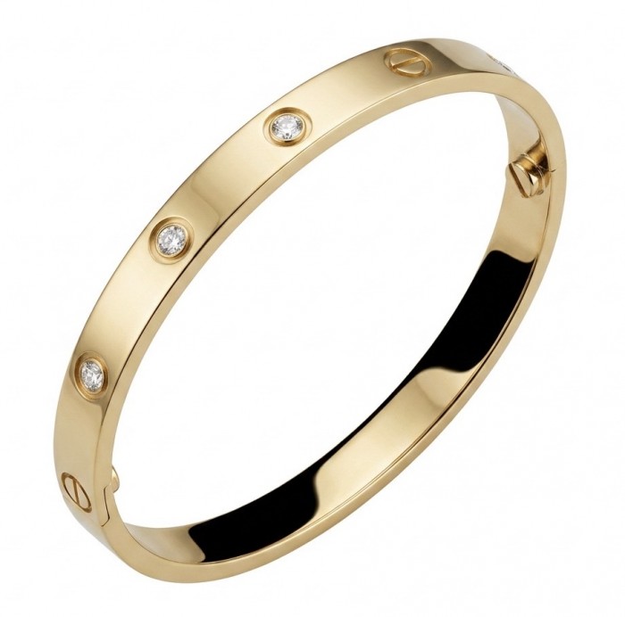 Magic Precious White Topaz Gold Women bracelet