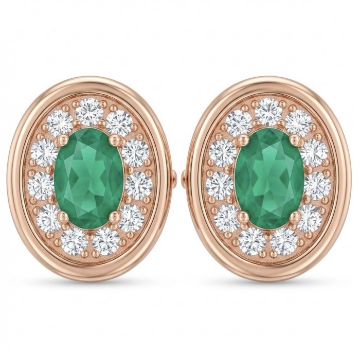 2.2 carat Australian Black Opal 14K Rose Gold over .925 Sterling Silver incredible handcrafted Earrings
