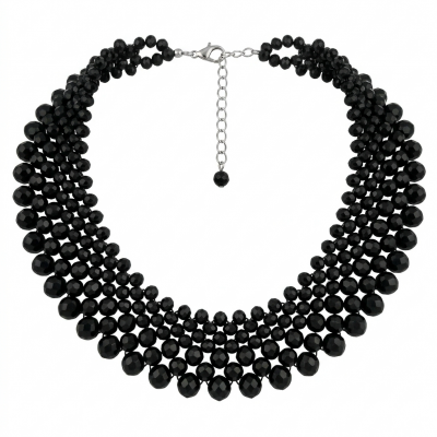 Rachel 250 carat Authentic Onyx .925 Sterling Silver handmade Necklace