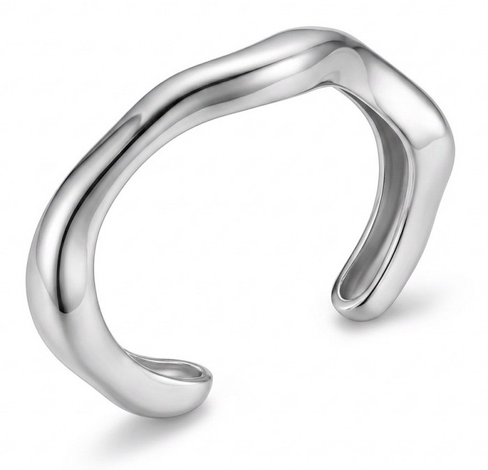 Silver Waves Vintage style Luxurious fashion Bracelet