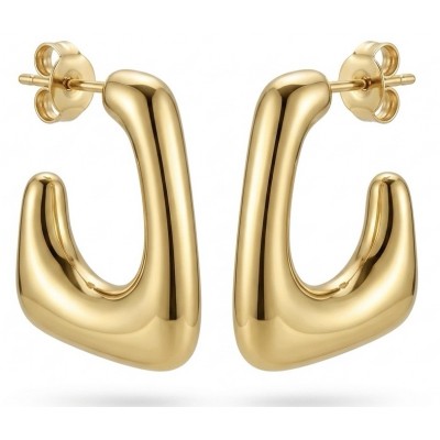 Golden handmade modern design Earrings