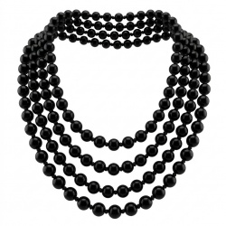 Rachel lab. creatred Onyx handmade Bochemian style Necklace