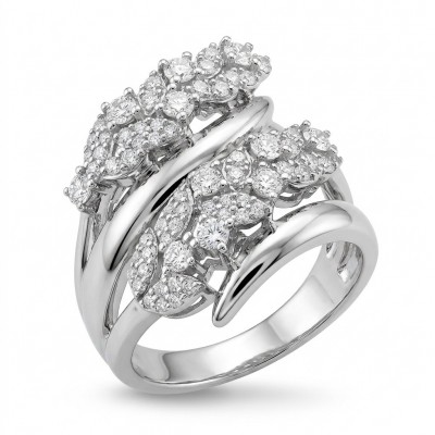 Luxurious - 7.2 carat White Topaz Sterling Silver handcrafted ring size 7