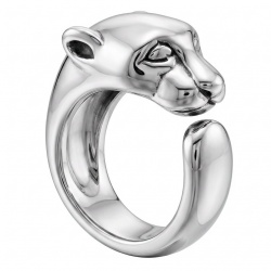 Cheetah .925 Sterling Silver handmade Statement Ring s. 7