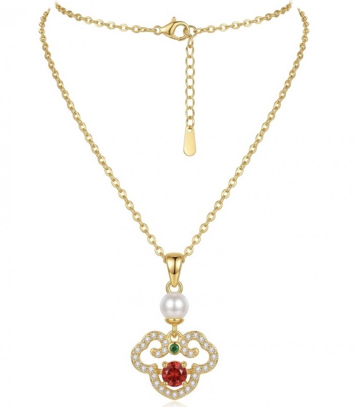 Golden Hearts Sublime natural Golden handmade FASHION Necklace