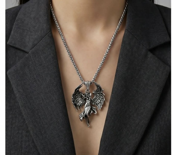 Flaying Angel 24 inches Long Necklace - photo 1