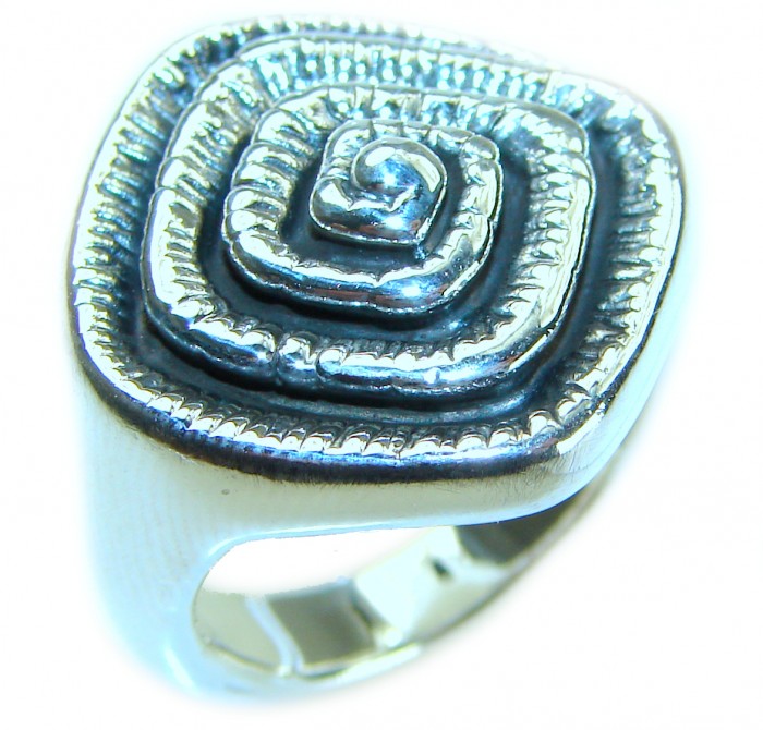 Natural Beauty Italy Made Silver Sterling Silver ring s. 6 - photo 2