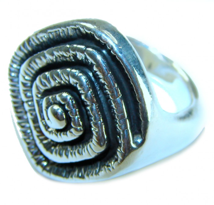 Natural Beauty Italy Made Silver Sterling Silver ring s. 6 - photo 1