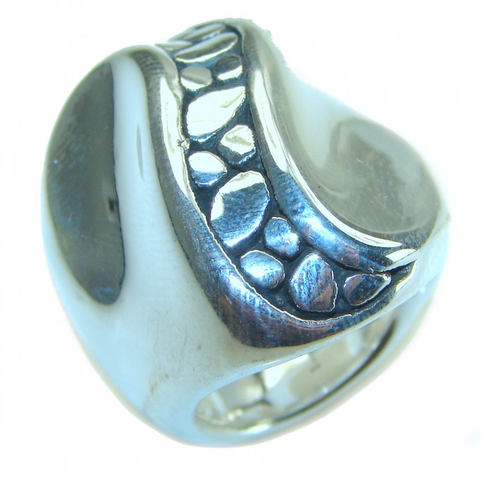 Natural Beauty Italy Made Silver Sterling Silver ring s. 6 - photo 3