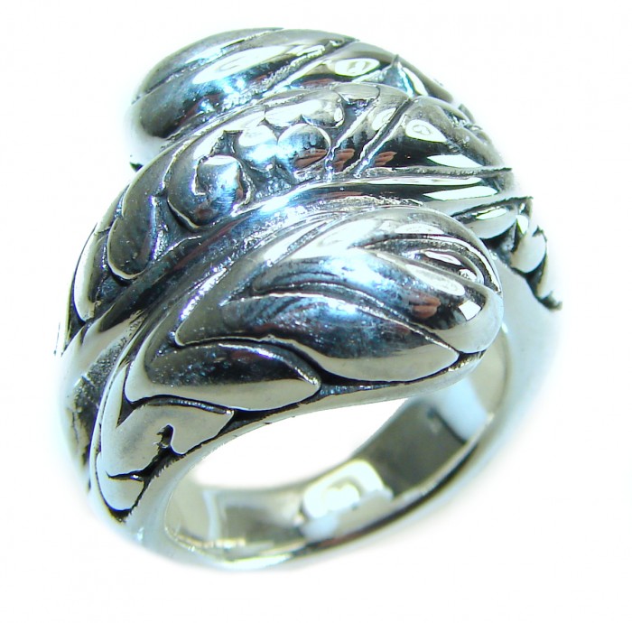 Natural Beauty Italy Made Silver Sterling Silver ring s. 7 - photo 3