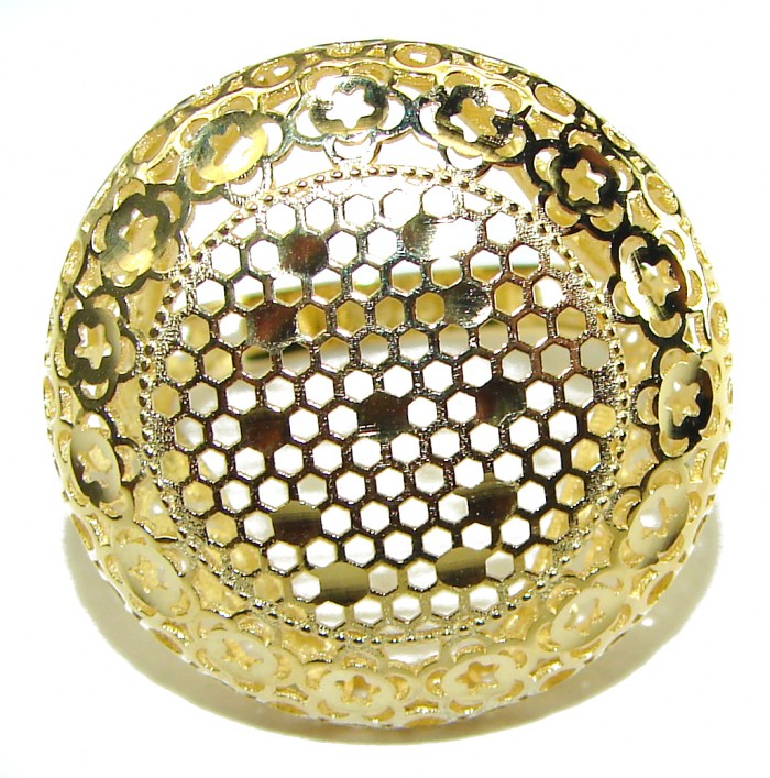 Adeline 14k Gold over .925 Sterling Silver ring s. 9 1/4 - photo 2