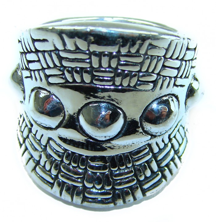Natural Beauty Italy Made Silver Sterling Silver ring s. 5 3/4 - photo 2