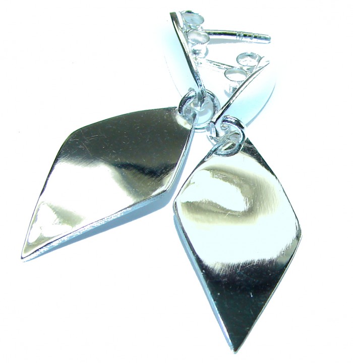 Silver EXTRAVAGANZA Italy made .925 Sterling Silver Earrings - photo 2