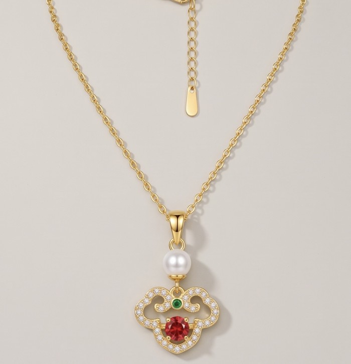 Golden Hearts Sublime natural Golden handmade FASHION Necklace - photo 4